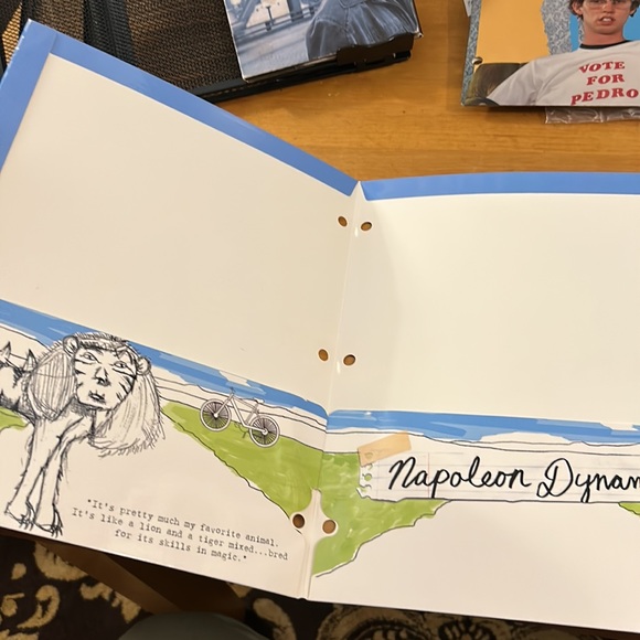 Napoleon Dynamite NEW themed school set. 1 composition notebook and 2 folders - Picture 8 of 9